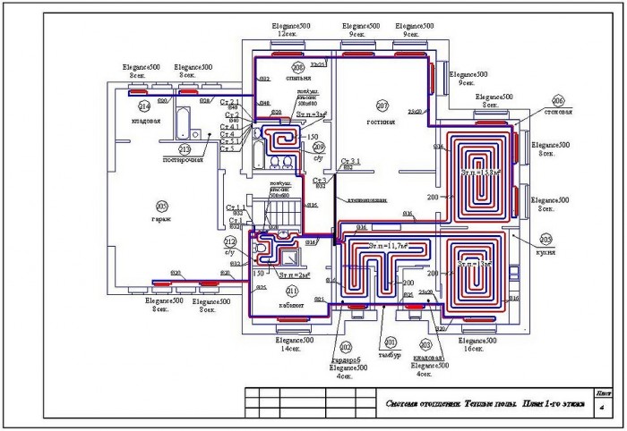 проектирование систем отопления частных домов