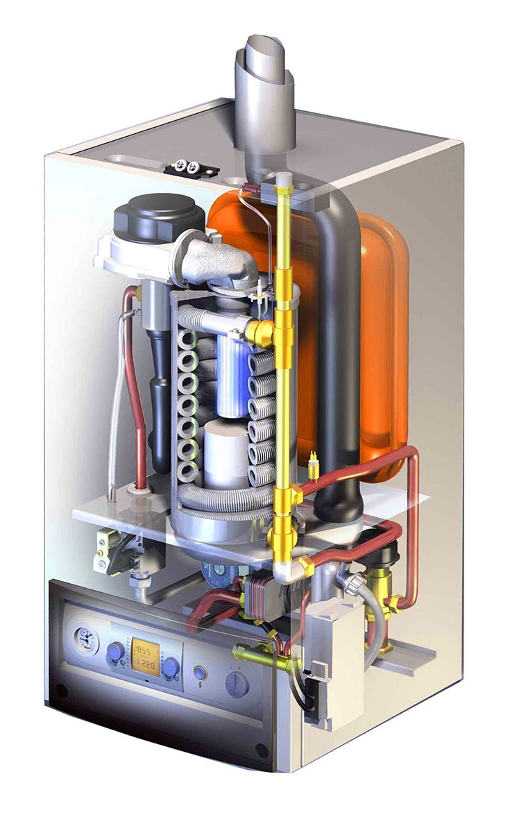 Конденсационные котлы отопления - газовые, низкотемпературная система .